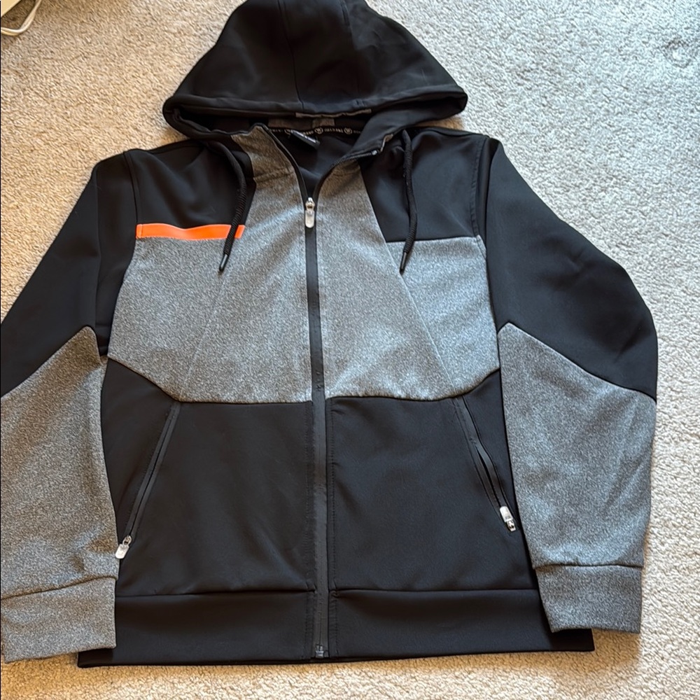 Black and Gray Men's Hoodie